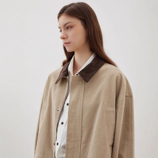 Damen oversized lässige Jacke EB