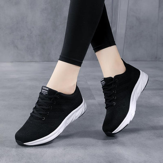 Damen Sportliche Freizeitschuhe mit atmungsaktivem Mesh-Obermaterial und dämpfendem Fußbett EB
