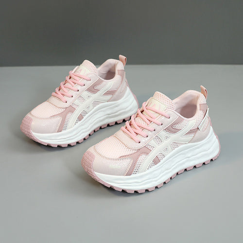 Damen Sneakers mit atmungsaktivem Mesh-Obermaterial und dämpfender Laufsohle EB