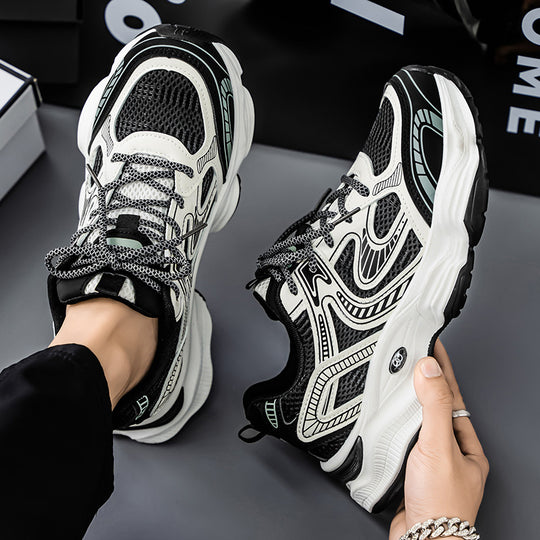 Damen Sportliche Leichtrittsneakers mit atmungsaktiver Mesh-Oberfläche und ergonomischem Design EB