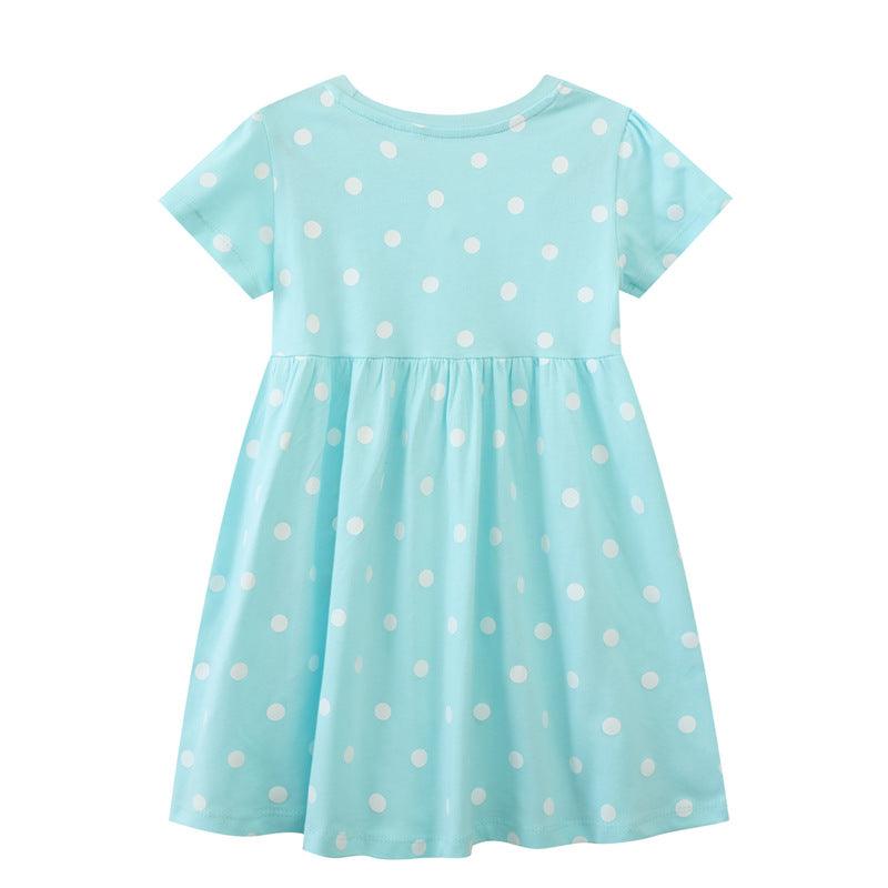 Mädchen Sommerkleid mit bezauberndem Eiskreismodell EB