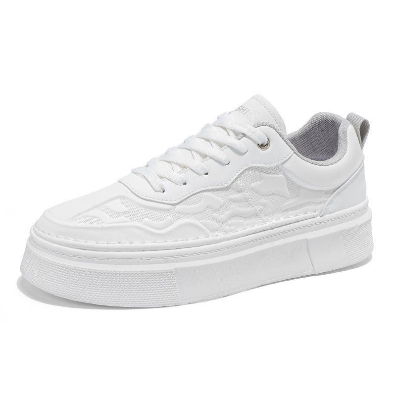 Damen Sportliche Sneakers mit erhöhtem Sohlenprofil und trendy Design EB