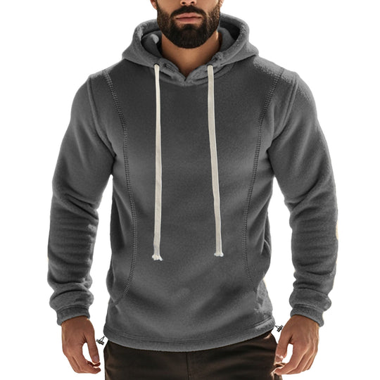 Herren Hochwertiger Fleece-Hoodie mit praktischer Kängurutasche und stylischem Design EB