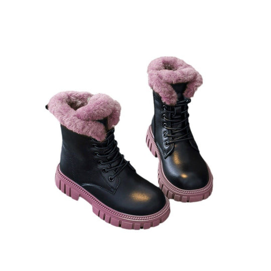 Damen Winter Boots mit kuscheligem Innenfutter und rutschfester Sohle EB