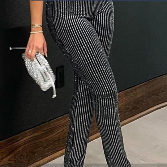 Damen eleganten Schlaghosen EB