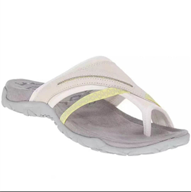 Damen Zehentrenner-Sandalen mit ergonomischer Fußbettung und rutschfester Sohle EB