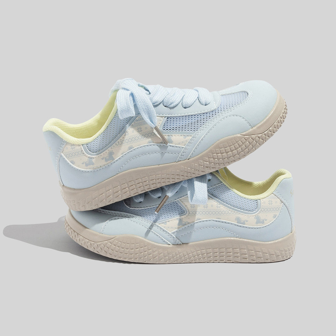 Damen Atmungsaktive Freizeitsneaker mit rutschfester Sohle EB