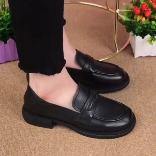 Damen bequeme Slipper mit breitem Klettverschluss und rutschfester Sohle EB