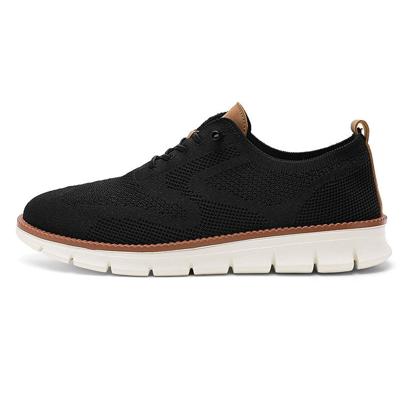 Herren gestrickter Komfort-Sneaker mit atmungsaktivem Strickoberteil und flexibler EVA-Laufsohle EB