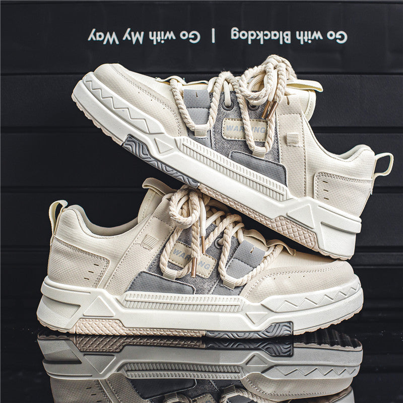 Damen Sportliche Sneaker mit stabiler Laufsohle und atmungsaktiver Obermaterialkombination EB