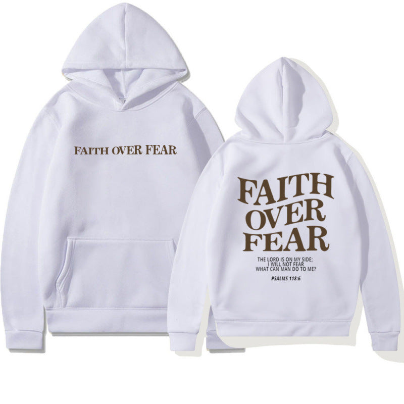 Damen Kapuzenpullover mit inspirierendem Schriftzug und hochwertiger Baumwolle EB