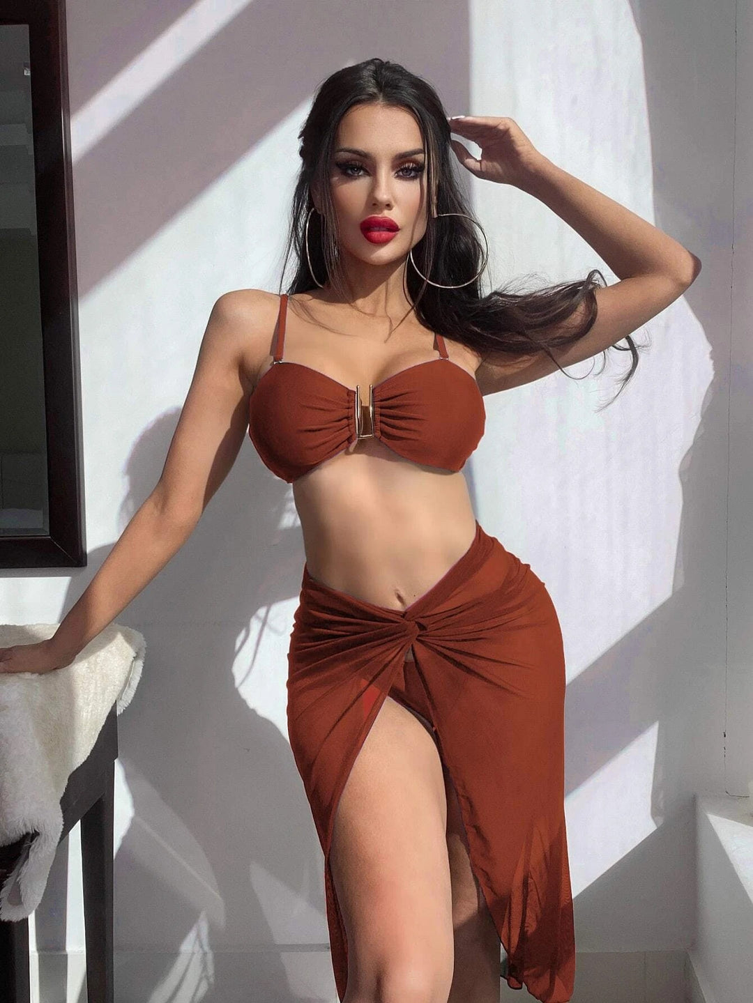 Damen Bikiniset mit raffinierten Schnittdetails EB