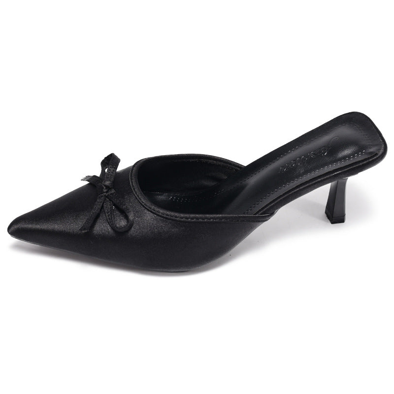 Damen Slingback-Pumps mit eleganter Schleifenverzierung EB