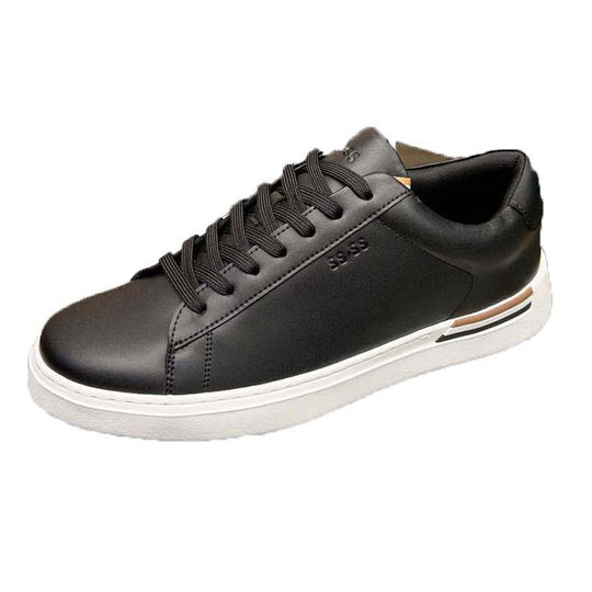 Damen Sportliche Leder Sneakers mit modernem, schlichtem Design EB