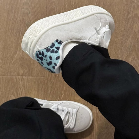 Damen Sneakers aus hochwertigem Wildleder mit modischem Design und bequemer Dämpfung EB