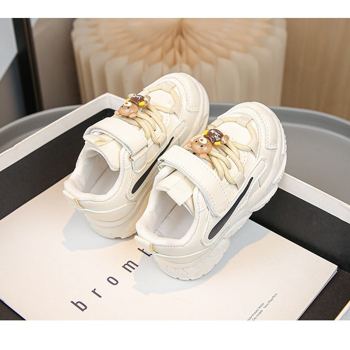 Damen Sportliche Sneaker mit niedlichen Figuren EB