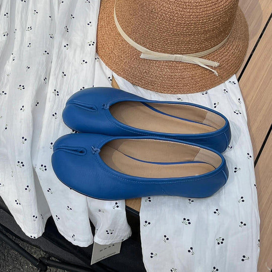 Damen elegante Mokassins mit geschmeidiger Leder-Oberfläche und Komfortsohle EB