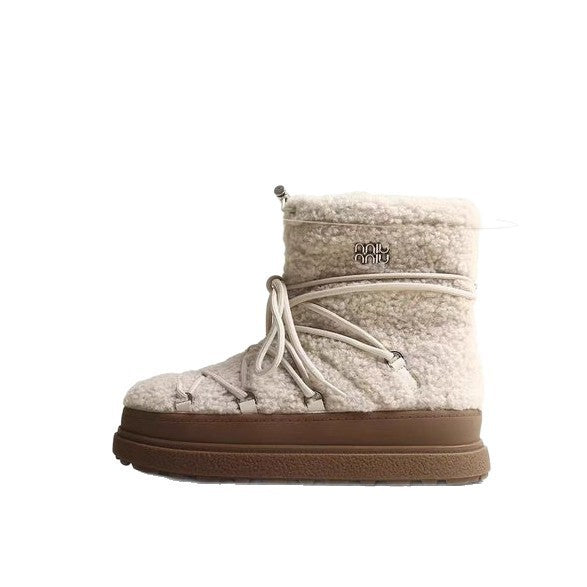 Damen Winterboots mit kuscheligem Innenfutter und rutschfester Sohle EB
