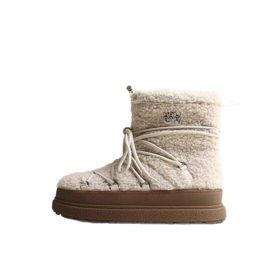 Damen Winterboots mit kuscheligem Innenfutter und rutschfester Sohle EB