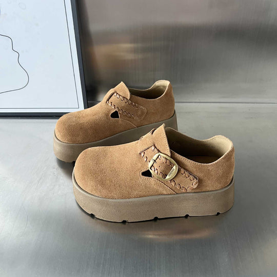 Damen Clogs mit modischem Riemen und komfortablem Fußbett EB