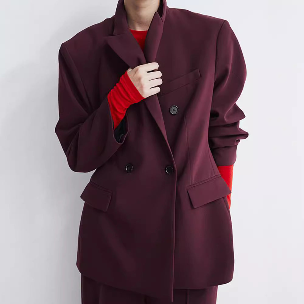 Damen Oversized Blazer mit doppelter Knopfleiste und modernem Schnitt EB