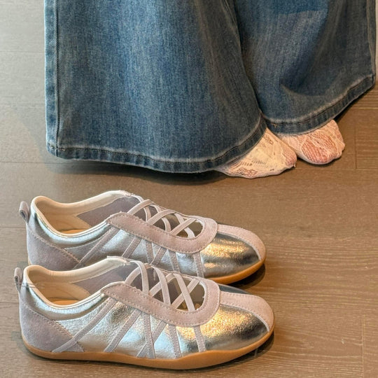 Damen Freizeitschuhe mit atmungsaktivem Netzmaterial und flexiblem Design EB