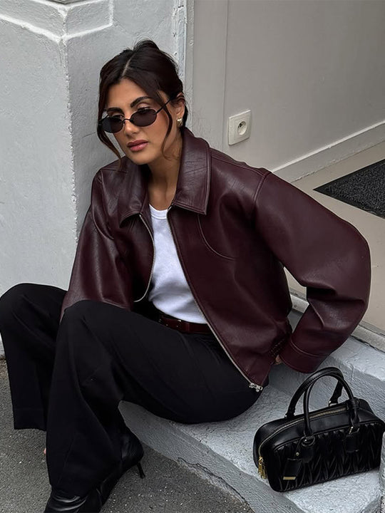 Damen elegante jacke mit oversized Schnitt EB