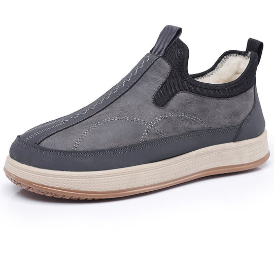 Damen Bequeme und stylische Warmfutter Slip-On Schuhe EB
