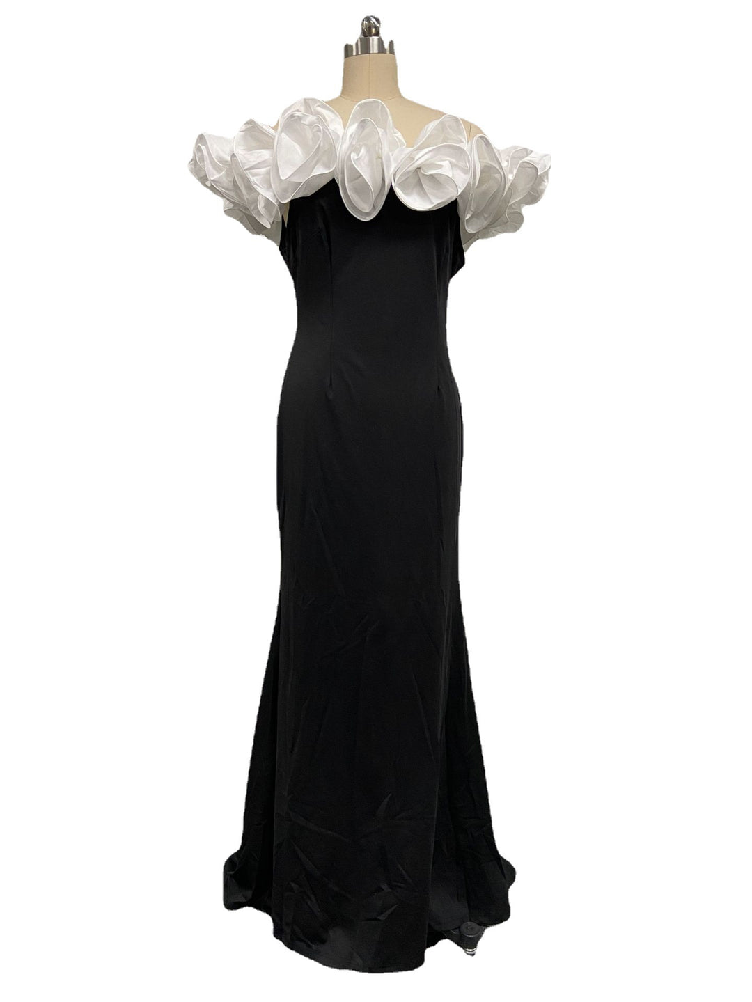 Damen Elegantes Abendkleid mit voluminösem Oberteil und figurbetontem Rock EB