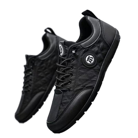 Damen Sportliche Freizeitschuhe aus hochwertigem Leder mit rutschfester Sohle EB