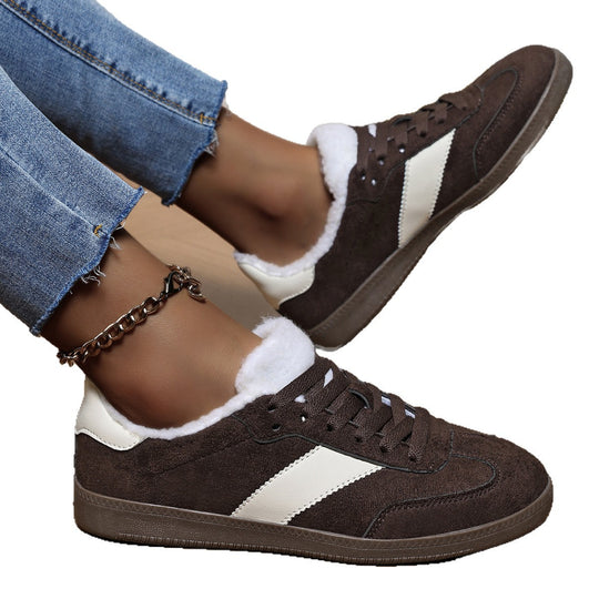 Damen Sneakers mit warmem Futter und rutschfester Sohle EB