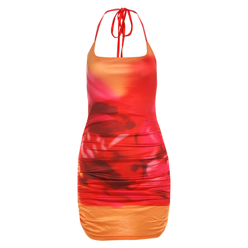 Damen Kurzkleid mit raffinierten Rüschendetails und atmungsaktivem Material EB