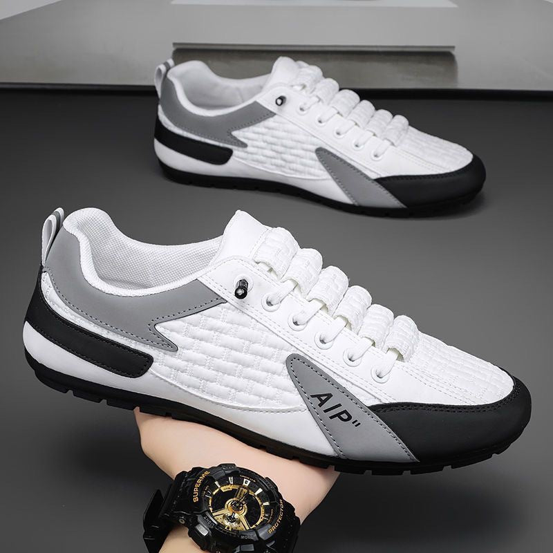 Damen Freizeitsneaker mit atmungsaktiver Oberflächenstruktur und stoßdämpfender Laufsohle EB