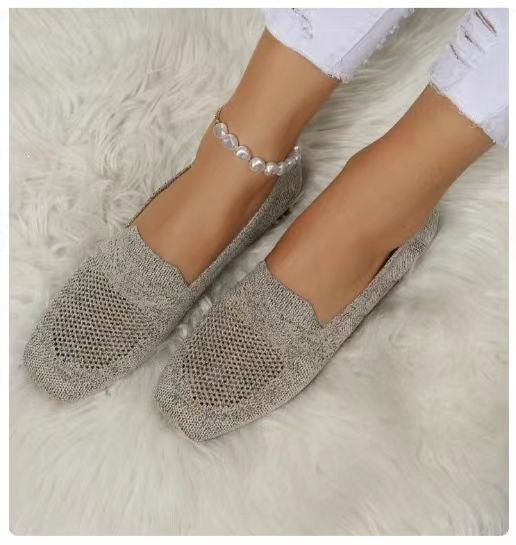 Damen Bequeme und luftige Slipper mit atmungsaktivem Obermaterial EB