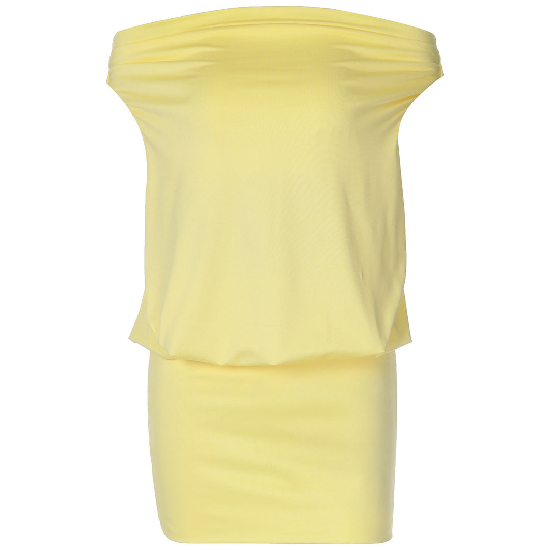 Damen Off-Shoulder Minikleid mit fließendem Design EB