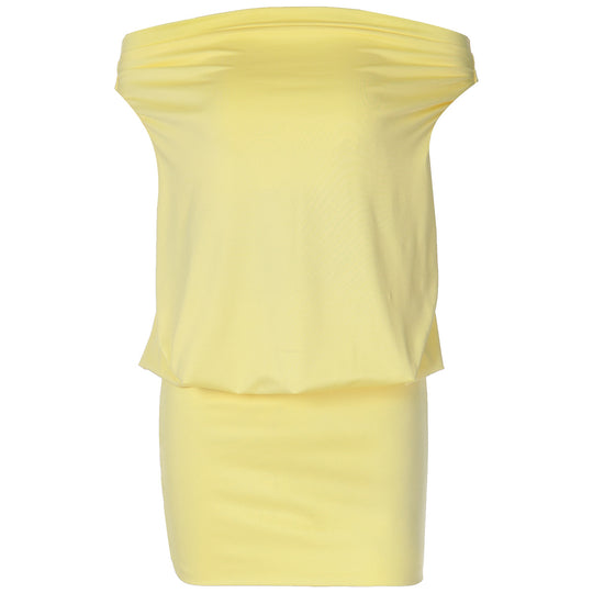 Damen Off-Shoulder Minikleid mit fließendem Design EB
