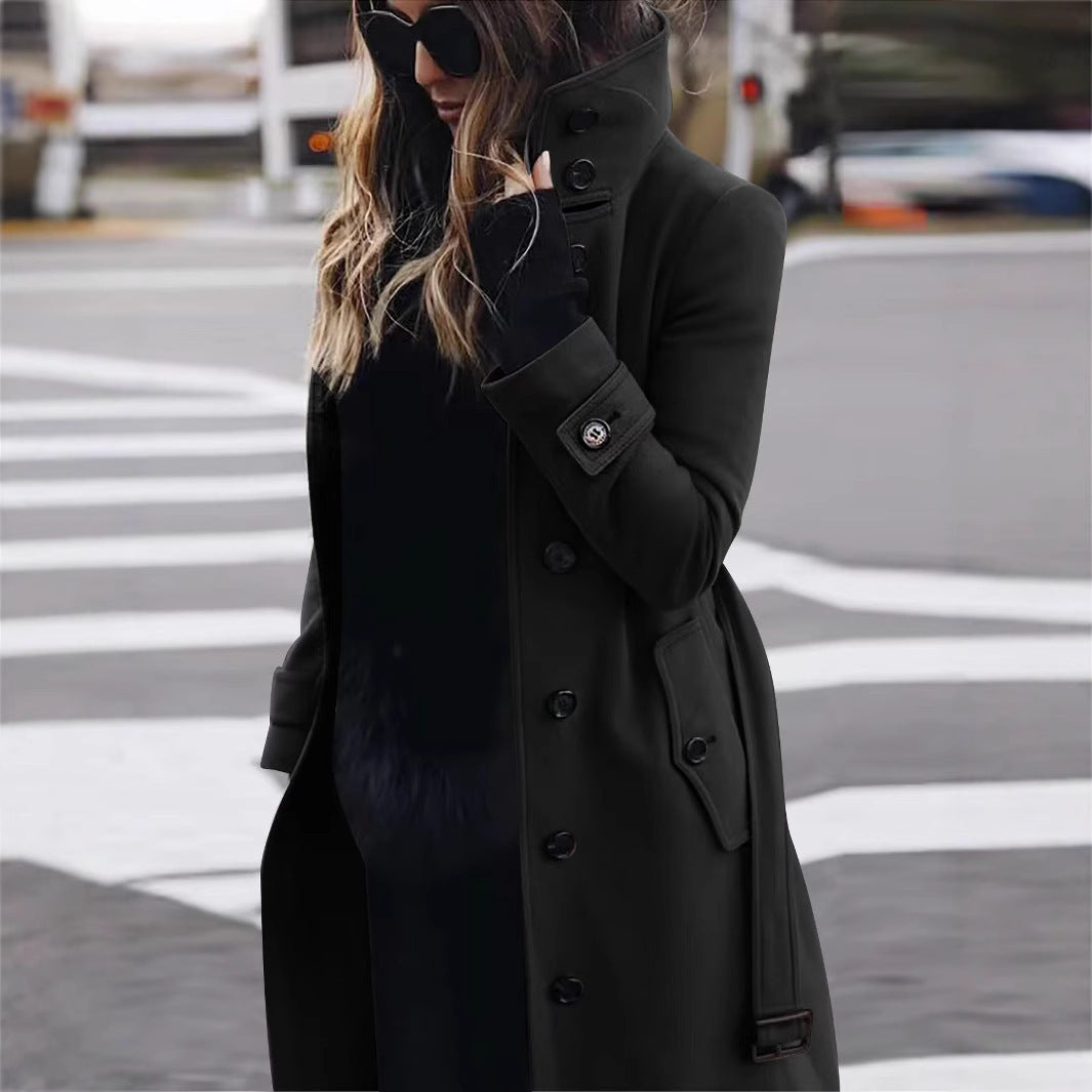 Damen Hochwertiger Trenchcoat EB