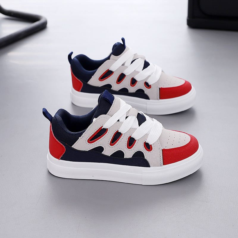 Damen modische Sneakers mit elastischen Schnürsystem und atmungsaktiver Oberfläche EB