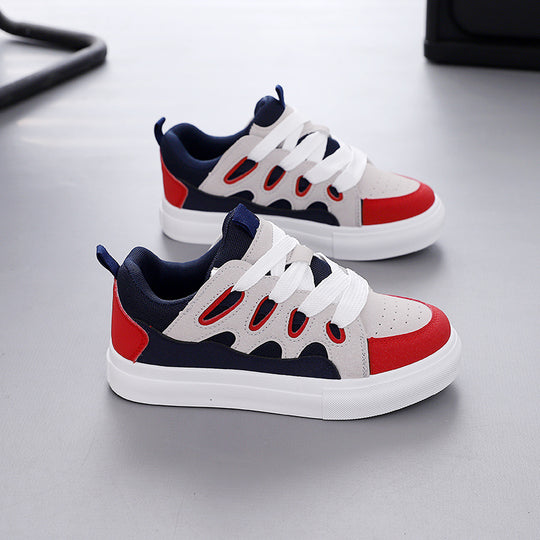 Damen modische Sneakers mit elastischen Schnürsystem und atmungsaktiver Oberfläche EB