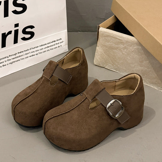 Damen Clogs mit modischem Riemen und bequemer Innensohle EB