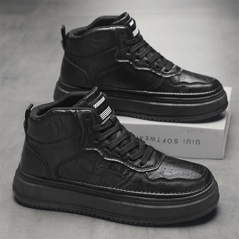 Damen Hohe Sneakers im modernen Retro-Stil mit bequemer Sohle EB