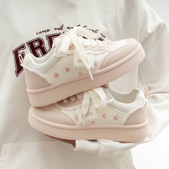 Damen Sneakers mit fröhlichem Tiermotiv und bequemem Innenfutter EB