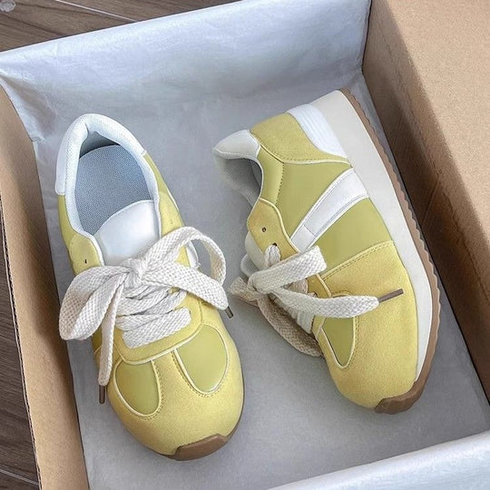Damen Sportliche Sneaker mit bequemer Dämpfung und atmungsaktiver Oberflächenstruktur EB