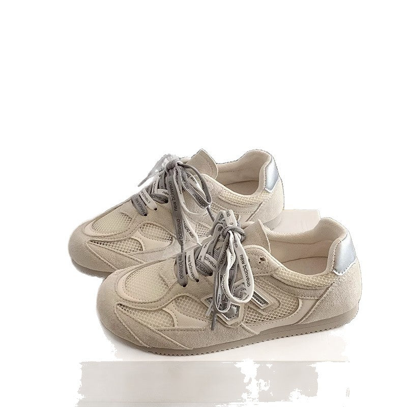 Damen Sportliche Sneaker mit atmungsaktivem Netz-Obermaterial und modischem Design EB