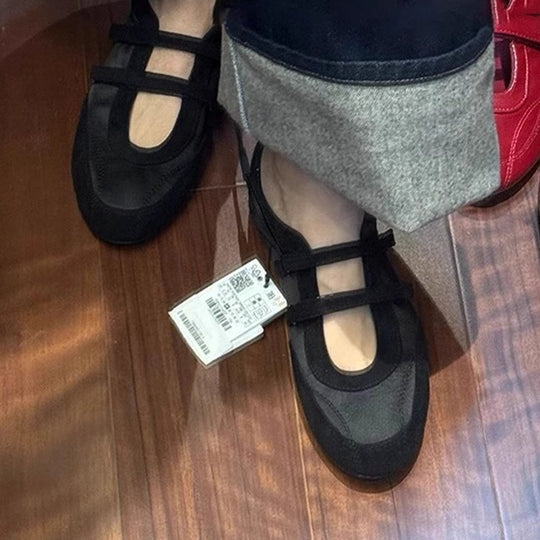 Damen Slingpumps mit verstellbarem Riemen und weichem Obermaterial EB