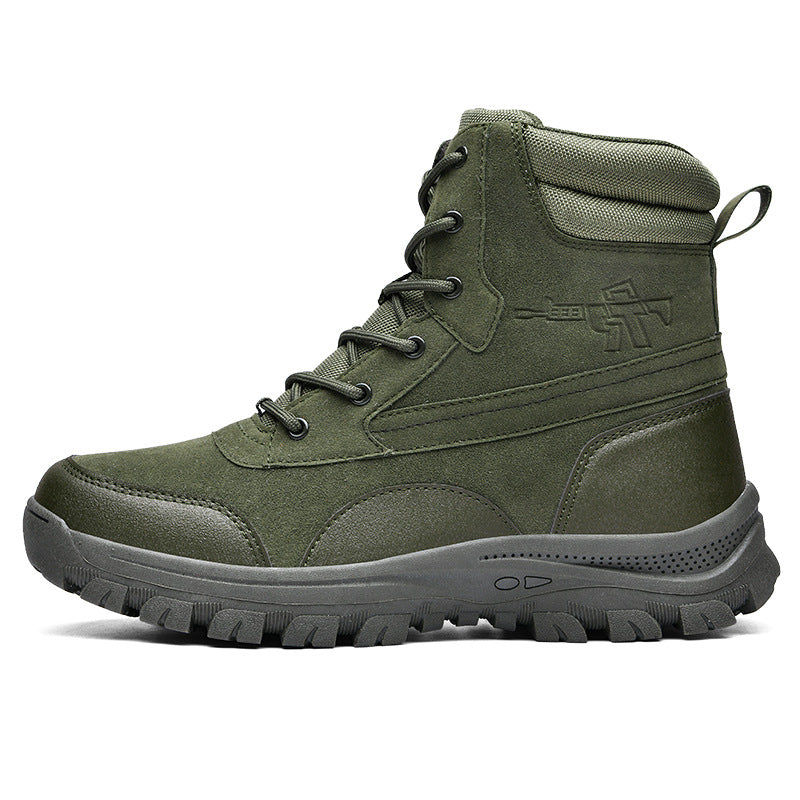 Herren Hochwertige Einsatzstiefel mit rutschfester Sohle und atmungsaktivem Design EB