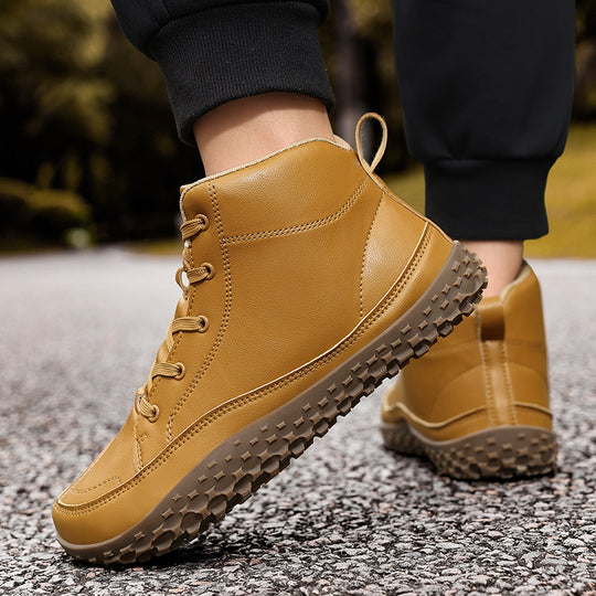 Herren nan urbaner Leder-Sneakerboot mit gepolstertem Schaft und griffiger Profilsohle EB