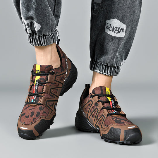 Damen Sportliche Trail-Laufschuhe mit robuster Sohlenkonstruktion und atmungsaktivem Obermaterial EB
