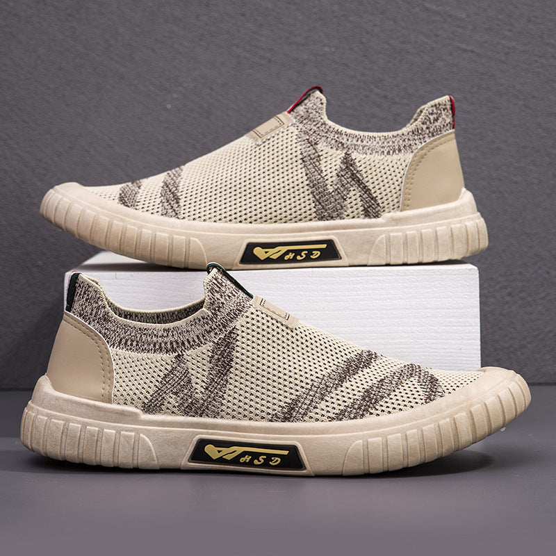 Damen Atmungsaktive Slip-On Sneakers mit flexiblem Obermaterial EB