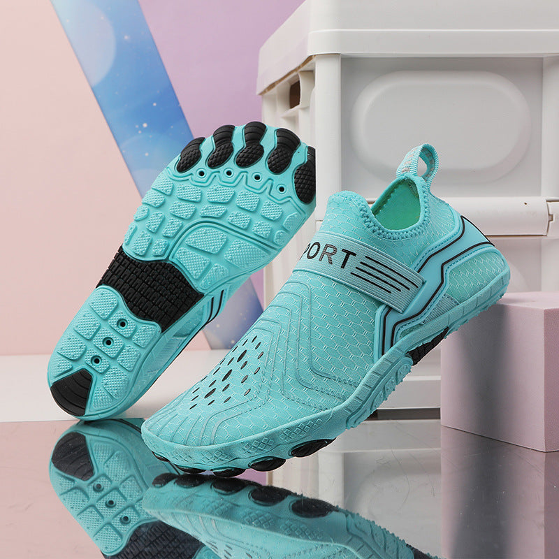 Damen Aqua-Schuhe mit rutschfester Sohle und elastischem Schnellschnürsystem EB